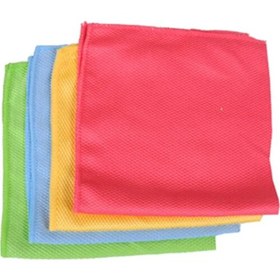 Resim Zrox 50x70 Baklava Desenli Mikrofiber Temizlik Ve Cam Bezi 