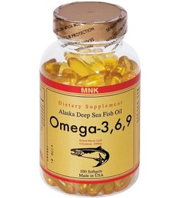 Resim Mnk Omega 3-6-9 - 100 Softgel Balik Yaği 