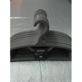 Resim Elaa Aksesuar 16LI Gondol Sert Dayanıklı Plastik Kıyafet Askı 