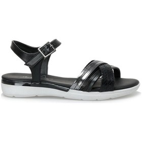 Resim Art Bella Cs22061 2fx Siyah Kadın Düz Sandalet 000000000101159324 Siyah 