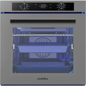 Resim Luxell A-68 SGF3 88 L Platinum Metalik Ankastre Fırın Gri 