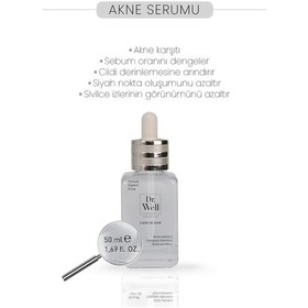 Resim Dr. Well Barcelona Cosmetics Akne Karşıtı Siyah Nokta Önleyici Gözenek Sıkılaştırıcı Akne Serumu 50 ML 