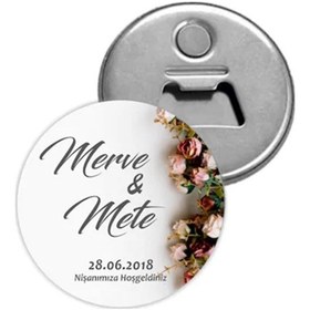 Resim Metal Magnet Açacak 24 Adet Lila 