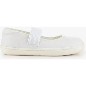 Resim Hopfrög Smart Walker Mary Jane Havalı Beyaz Barefoot Kız Babet Ayakkabı 