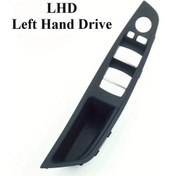 Resim Chuangyinshop Bmw F10/f11 5 Serisi Solak Sürüş Mat Siyah Kapı Kolu - Ergonomik Dayanıklı İç Aksesuar 