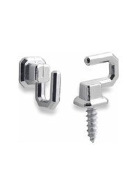 Resim 100 Adet Osena Anahtar Askısı Kanca Metal Krom Kod: 4147 Krom 