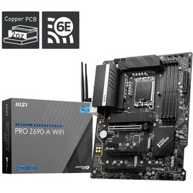 Resim MSI PRO Z690-A WIFI Intel Z690 6400 MHz (OC) DDR5 Soket 1700 ATX Anakart 