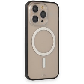 Resim teknosepetim Iphone 14 Pro Max Lens Kamera Korumalı Magsafelı Yanları Renkli Arkası Parlak Ince Kılıf 
