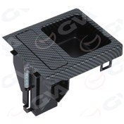 Resim Bozuk Para Kutusu Orta Konsul Karbon Fiber Sıyah Bmw E46 98 06 51168217957r1 