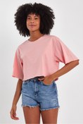 Resim AMAZING CRASH Kadın Basic Oversize Crop 