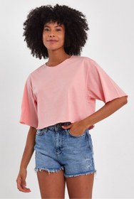 Resim AMAZING CRASH Kadın Basic Oversize Crop 