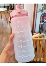 Resim Günlük Motivasyon Su Matarası 2 Litre - 24242412231gn Pudra - Buzmavisi 