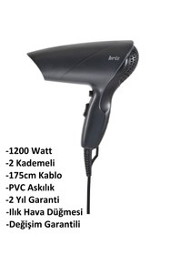 Resim BRİZ BR120 Çift Kademeli 1200 Watt Saç Kurutma Fön Makinesi 