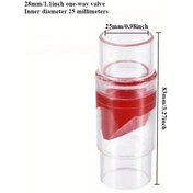 Resim Willowhaven 25 Mm Tek Yönlü Çekvalf Plastik Hortum Bağlantısı Su Tankı Pompası 