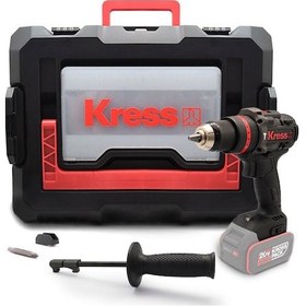 Resim Kress Kuc33.91 20volt 95nm Kömürsüz Profesyonel Şarjlı Darbeli Matkap Akü Dahil Değildir 