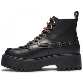 Resim Timberland Tb0a27yz Stone Street Mid Lace Up Boot Siyah Kadın Bot Siyah 