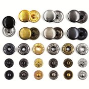 Resim 25-35 Set 10/12.5/15mm Metal Çıtçıtlar Düğme Çıtçıtlar Bas Düğmeleri Deri El Sanatları Giysiler Çanta Ayakkabı Cüzdan için 