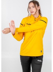Resim Diadora Alto 25 Antrenman Eşofmanı Tek Üst Sarı 