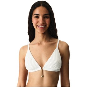 Resim Penti Beyaz Kea Triangle Fit Bikini Üstü 