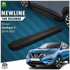 Resim S-dizayn Nissan Qashqai 2 Newline Siyah Yan Basamak 173 Cm 2014-2 