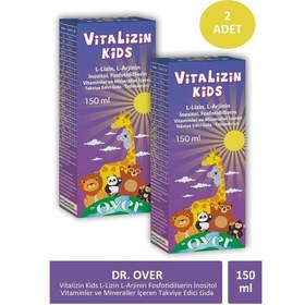 Resim Dr. Over Vitalizin Kids Takviye Edici Gıda 2 x 150 ML 
