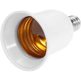Resim E14 E27 Dönüştürücü Duy, E14 Ince Duyu E27 Normal Duy Yapar E14 