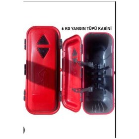 Resim Tır Dorse İçin Plastik Yangın Tüpü Dolabı 6-9 Kg Tüpe Uygun Dayanıklı Ve Su Geçirmez Tasarım 