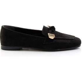 Resim Siyah Kadın Loafer Ayakkabı K01641022472 Çok Renkli 