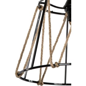 Resim Mediterian 30'luk Konik Yekpare Çerçeve Siyah, şık ve dayanıklı metal tasarım. Ledli model. 