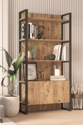 Resim Yurudesign Ml6 Iron Metal Aksamlı Kitaplık Kapaklı 