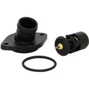 Resim İlkay Otomotiv Golf3 Bora Caddy Polo Termostat Gövdesi Termostatlı [032121110b] 