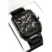 Resim Ferrucci Function Erkek Kol Saati, Çelik Kordon 3atm Suya Dayanıklı Siyah Sdfer168 Siyah 