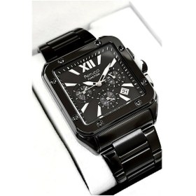 Resim Ferrucci Function Erkek Kol Saati, Çelik Kordon 3atm Suya Dayanıklı Siyah Sdfer168 Siyah 