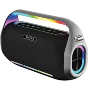 Resim Shaza 250W Ses Çıkışı Mikrofonlu Taşınabilir Bluetooth Hoparlör Siyah 