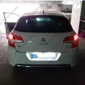 Resim Fardoktoru Cıtroen C4 Led Plaka Lambası Aydınlatma Ampulü T10 