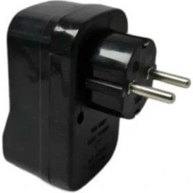 Resim Siyah Tekli Anahtarlı Akım Koruma Prizi, Güç Güvenliği ve Koruma Sağlar 