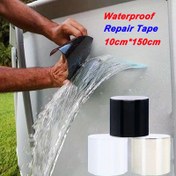 Resim 149.96cm Süper Güçlü Bant Sızıntıları Durdurucu Mühürleme Onarım Bandı Yapışkan Yalıtım Kanal Bandı Performans Kendinden Düzeltme Bant Sticker 