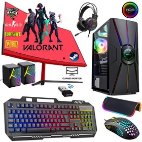 Resim Xaser XSR363 Intel Core i7 4770 24" 16 GB RAM 256 GB SSD 8 GB RX 580 Curved FreeDOS Masaüstü Oyun Bilgisayarı 