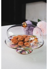 Resim Rsdakf-16895-6 Miss Betty 33 Cm Emaye Ayaklı Kek Fanusu 001 