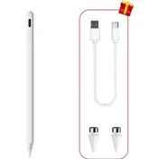 Resim iPad Uyumlu Kalem 2 1 İçin Stylus Kalem Dokunmatik Ipad Hava 5 4 9 10 6/7/8 Nesil White Kılıf 