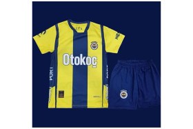 Resim Alaturka Mix Fenerbahçe 2024/25 Sebastian Szymański Yeni Sezon Çocuk Iç Saha Forması 4lü Set 