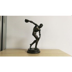 Resim Discobolus / Disk Atan Adam Heykeli (37 Cm) 