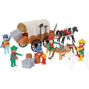 Resim Denisam 04 003 Mini Mekanik Seri 3 Kovboy Arabası -Pilsan Oyuncak 