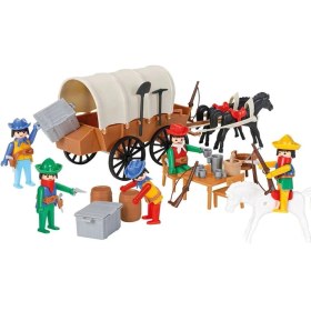 Resim Denisam 04 003 Mini Mekanik Seri 3 Kovboy Arabası -Pilsan Oyuncak 