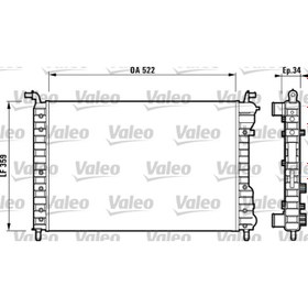 Resim RADYATOR FIAT PALIO 1,2 / SIENA 1,4 