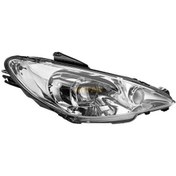 Resim Ayfar 303331 - Far Sinyal Sol Şeffaf P206 03-10 Elektrikli H7 H7 