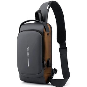 Resim Monyee Erkek Motosiklet Çantası Kilitli Fişli Usb Portlu Antrenman Outdoor Askılı Çanta Gri GRİ 