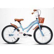 Resim Sarissa Vintage 20 Jant 6 Ve 10 Yaş Çocuk Bisikleti Pastel Mavi + Yan Destek Tekeri Hediyeli 