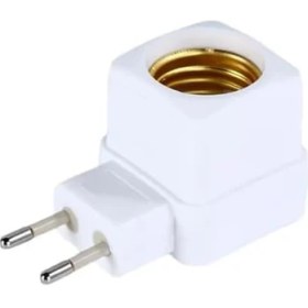 Resim Fişli Açma Kapama Anahtarlı Prize Takılan E27 Ampul Duy, Gece Lambası 