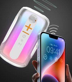 Resim NewFace DS-DERIN Pluse 8 RGB Kablosuz Hoparlör - Siyah 